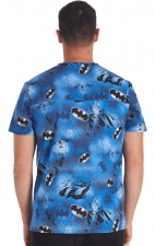 TF688 Tooniforms Unisex Chest Pocket Print Top by Cherokee Uniforms - Star in the Night