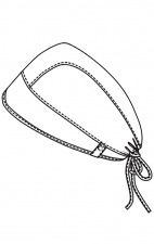 TF513 Tooniforms Unisex Print Scrub Cap by Cherokee Uniforms - Doodle Ears