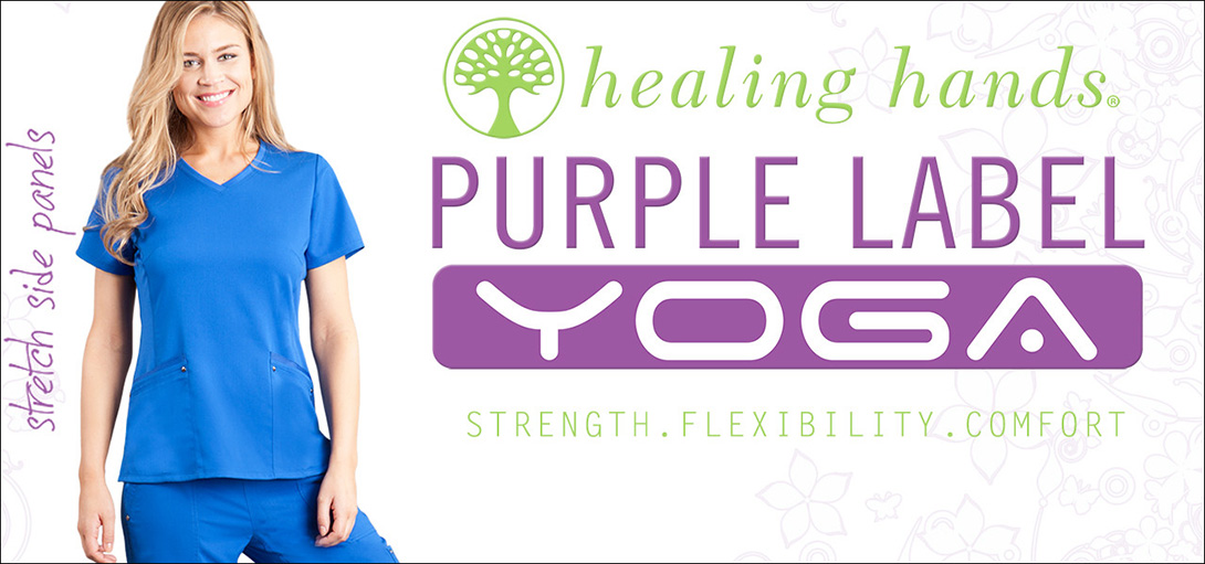 purple tree yoga scrubs