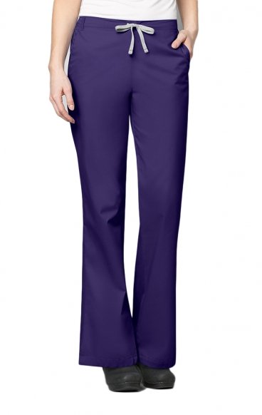 *FINAL SALE L 502 WonderWORK Women’s Flare Leg Drawstring Scrub Pant - Inseam: Regular 31"