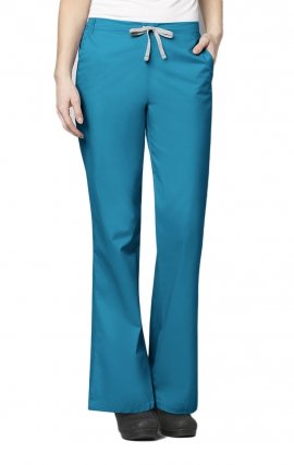 502 WonderWORK Women’s Flare Leg Drawstring Scrub Pant - Inseam: Regular 31"