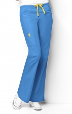 5026 WonderWink Origins Romeo Women's Scrub Pants - Malibu Blue