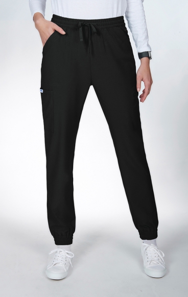 *FINAL SALE S P8011-Petite The JenniX - Ridiculously Soft Mentality by MOBB - Jogger Fit Pant With Elastic Drawstring 