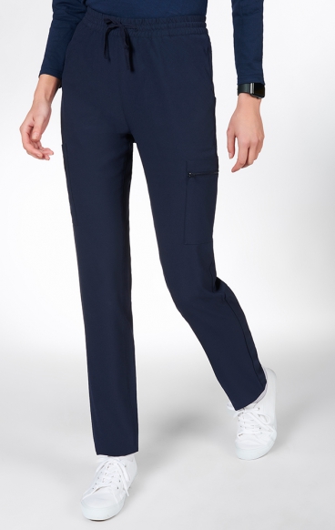 *FINAL SALE L P8013 The Elinor - Ridiculously Soft Mentality by MOBB - Slim Fit Pant With Elastic Drawstring 