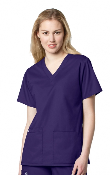 *FINAL SALE XS 101 Women’s WonderWORK Classic Fit and True-Plus Fit V-neck Scrub Top