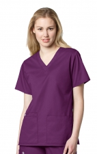 101 Women’s WonderWORK Classic Fit and True-Plus Fit V-neck Scrub Top