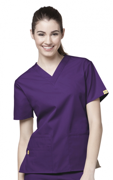 *FINAL SALE XXS 6016 WonderWink Origins Bravo V-neck Scrub Tops *FINAL SALE XXS 6016 WonderWink Origins Bravo V-neck Scrub Tops