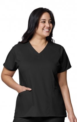 6319 WonderWink PRO Women's 4 Pocket V-Neck Top