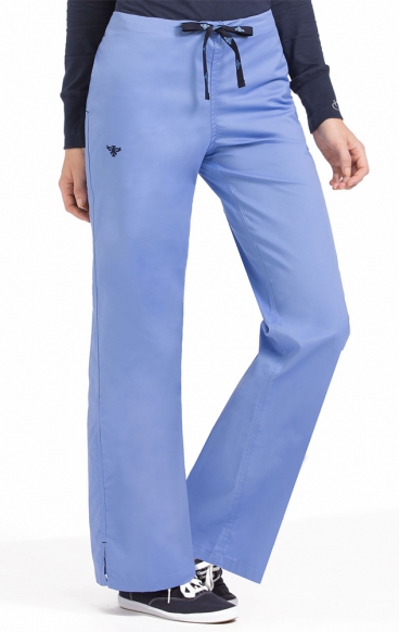 *FINAL SALE CEIL/NAVY 8705 Med Couture Signature DRAWSTRING PANT - Regular: (31") 