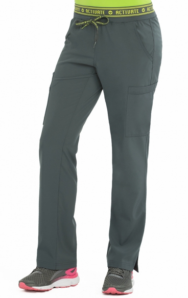 *FINAL SALE PEWTER 8758 Med Couture Activate 4-way Energy Stretch Yoga Cargo Pant