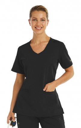 3902 Maevn Matrix Pro Women's Active Knit V-Neck Top