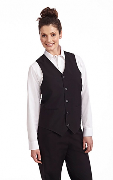 *FINAL SALE VE340 MOBB Black Unisex Waiter/Waitress Vest