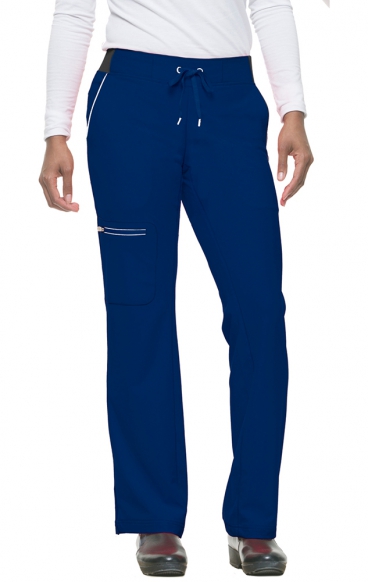 *FINAL SALE NAVY 9151P Petite Healing Hands HH360 Nisha Drawstring Scrub Pants - Inseam: Petite 28 1/2"