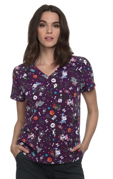 *FINAL SALE 384TKD koi Basics Leslie tokidoki Print Top - Unicorno Halloween *FINAL SALE 384TKD koi Basics Leslie tokidoki Print Top - Unicorno Halloween