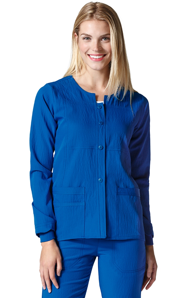 WonderWink Origins Unisex Snap Front Scrub Jacket #8006