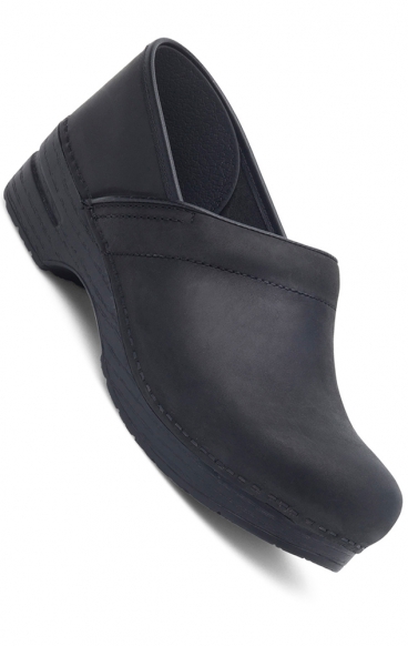 Professional Black Oiled Leather Clog by Dansko (Women's View)