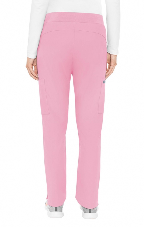 8733P Petite Med Couture Peaches Scoop Pocket Yoga Pant 