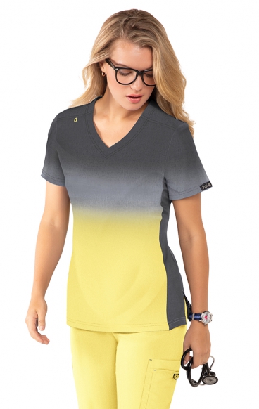 1031PR koi Basics Cali Top - Heather Sunshine Charcoal 