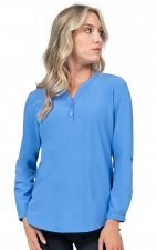 1035 Zavate Hospitality Stretch Blouse with 3/4 Roll Sleeves