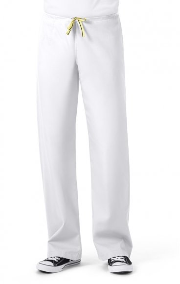 *FINAL SALE WHITE 5006 WonderWink Origins Papa Unisex Drawstring Scrub Pants *FINAL SALE WHITE 5006 WonderWink Origins Papa Unisex Drawstring Scrub Pants