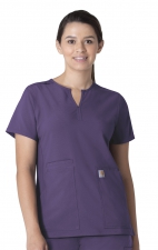 C12213 Carhartt Force Modern Fit Women's Notch Neck Tunic Scrub Top