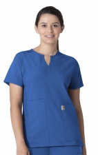 C12213 Carhartt Force Modern Fit Women's Notch Neck Tunic Scrub Top