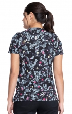 *FINAL SALE V-Neck Print Top in Flutter Blooms - Cherokee Prints