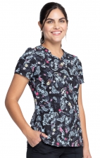 *FINAL SALE V-Neck Print Top in Flutter Blooms - Cherokee Prints