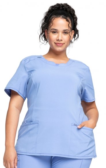 2624A Round Neck Top by Infinity with Certainty® Antimicrobial Technology