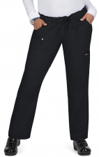 *FINAL SALE S 721P Petite Koi Lite™ Scrubs Peace Drawstring Waist Slim Fit Pant