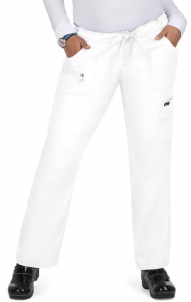 *FINAL SALE XL 721T TALL Koi Lite™ Scrubs Peace Drawstring Waist Slim Fit Pant
