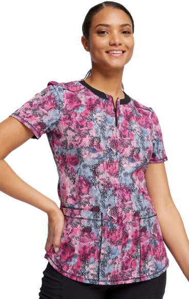 CK880 Round Neck Print Top by Infinity - Hiss Or Miss
