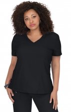 316 Koi Lite™ Scrubs Philosophy Mock Wrap Side Zipper Top