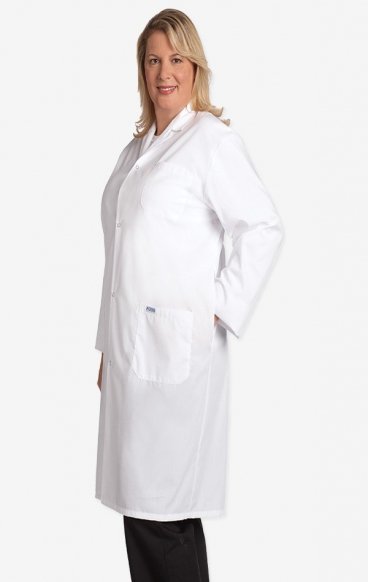 *FINAL SALE L407 Full Length Unisex Lab Coat Snap Front