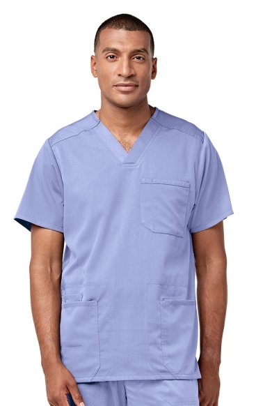 *FINAL SALE XS 6819 WonderWink PRO Men's Multi-Pocket V-Neck Top *FINAL SALE XS 6819 WonderWink PRO Men's Multi-Pocket V-Neck Top