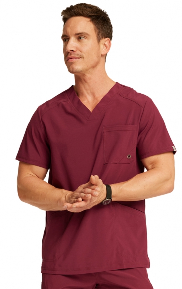 *FINAL SALE XS CK900A Men's V-Neck Top - Cherokee Infinity - Antimicrobial