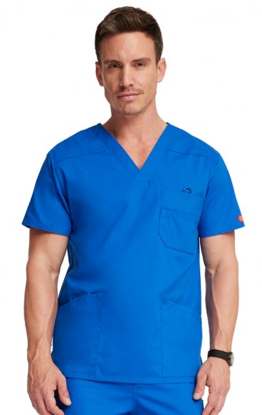 81906 Dickies EDS Signature Men's 5 Pocket V-Neck Top 81906 Dickies EDS Signature Men's 5 Pocket V-Neck Top