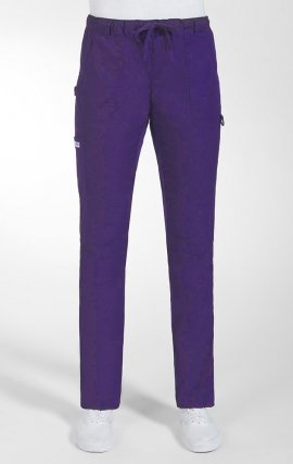*FINAL SALE EGGPLANT 412P MOBB Women's Comfort Low Rise Drawstring Elastic Scrub Pant