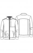 CK399 Men's Zip Front Jacket - Cherokee Form