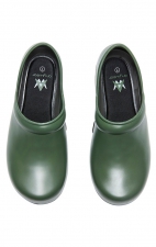 Guardian Angel Olive/Black Unisex Slip Resistant Molded EVA Step In Clog by Anywear Footwear