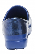 SR Angel Navy Pearlized Glitter Anti-Slip Women's Clog from Anywear Footwear