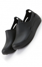 Streak Black Slip-Resistant Step In Unisex Shoe by Anywear Footwear