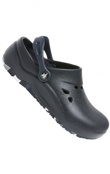 Verve Black/Camo Unisex Step In Slip Resistant Clog by Anywear Footwear