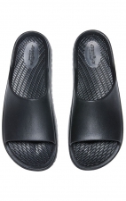 Vibe Black Unisex Slip-Resistant Slide Sandal by Anywear Footwear