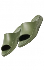 Vibe Olive Unisex Slip-Resistant Slide Sandal by Anywear Footwear