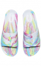 Vibe Tropical Taffy Unisex Slip-Resistant Slide Sandal by Anywear Footwear