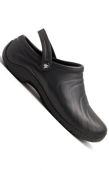 Zone Black Wide Unisex Anti-Slip Step In EVA Clog by Anywear Footwear