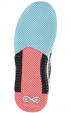 Dart Zebra/White/Rose Pop Lightweight Slip Resistant Women's Sneaker from Infinity Footwear by Cherokee