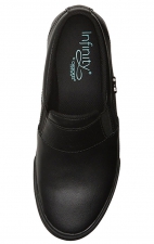 Rush Black Slip Resistant Slip On Sneaker from Infinity Footwear by Cherokee