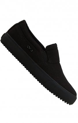 Rush TX Black Durable Water and Slip Resistant Women's Slip On Sneaker from Infinity Footwear by Cherokee